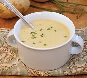 Soupe poireau pommes de terre
